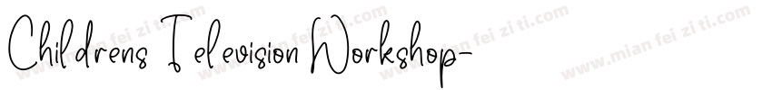 Childrens Television Workshop字体转换